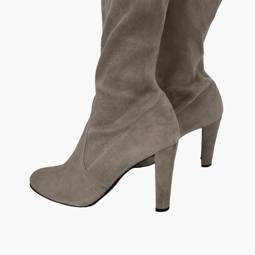 Stuart Weitzman Gray Suede Highland‎ Boot - Picture 7 of 14